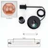 Koyoto Suspension, Boule lumineuse, Suspension Cuivré, 1 lumière
