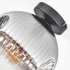 Ripoll Plafonnier, Boule lumineuse Clair, Fumé, 1 lumière