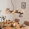 Chehalis Suspension, Boule lumineuse, Suspension Ambre, Clair, Fumé, 8 lumières