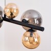 Chehalis Suspension, Boule lumineuse, Suspension Ambre, Fumé, 8 lumières