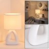 Garin Lampe à poser Blanc, 1 lumière