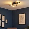 Solir Plafonnier LED Noir, 1 lumière