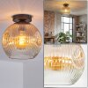 Ripoll Plafonnier, Boule lumineuse Ambre, Clair, 1 lumière