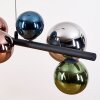 Chehalis Suspension, Boule lumineuse, Suspension Bleu, Chrome, Vert, Cuivré, Fumé, 8 lumières