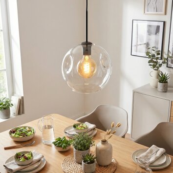 Ripoll Suspension, Boule lumineuse, Suspension Clair, 1 lumière