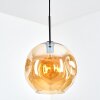 Ripoll Suspension, Boule lumineuse, Suspension Ambre, 1 lumière