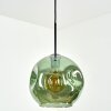 Ripoll Suspension, Boule lumineuse, Suspension Vert, 1 lumière