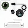 Ripoll Suspension, Boule lumineuse, Suspension Vert, 1 lumière