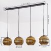 Koyoto Suspension, Boule lumineuse, Suspension Or, 4 lumières
