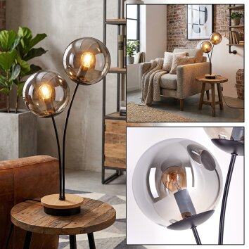 Jomin Boule lumineuse, Lampe à poser Écru, Noir, 2 lumières