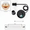 Ripoll Suspension, Boule lumineuse, Suspension Ambre, Clair, 1 lumière