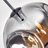Ripoll Suspension, Boule lumineuse, Suspension Clair, Fumé, 1 lumière