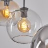 Koyoto Suspension, Boule lumineuse, Suspension Ambre, Clair, Fumé, 3 lumières