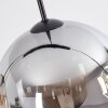 Koyoto Suspension, Boule lumineuse, Suspension Ambre, Clair, Fumé, 4 lumières