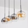 Koyoto Suspension, Boule lumineuse, Suspension Ambre, Clair, Fumé, 4 lumières