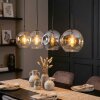 Ripoll Suspension, Boule lumineuse, Suspension Ambre, Clair, Fumé, 4 lumières