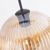 Koyoto Suspension, Boule lumineuse, Suspension Ambre, Clair, 4 lumières