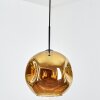 Ripoll Suspension, Boule lumineuse, Suspension Or, 1 lumière