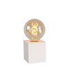 Lampe de table Lucide PABLO Blanc, 1 lumière