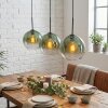 Koyoto Suspension, Boule lumineuse, Suspension Vert, Clair, 3 lumières