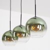 Koyoto Suspension, Boule lumineuse, Suspension Vert, Clair, 3 lumières
