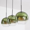 Koyoto Suspension, Boule lumineuse, Suspension Vert, Clair, 3 lumières