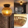 Koyoto Plafonnier, Boule lumineuse 20 cm Or, 1 lumière