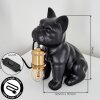 Harol Lampe à poser Noir, 1 lumière