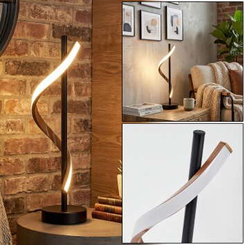 Solir Lampe à poser LED Noir, 1 lumière