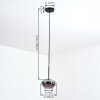 Mertola Suspension, Suspension Fumé, 1 lumière