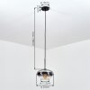Mertola Suspension, Suspension Clair, Fumé, 1 lumière