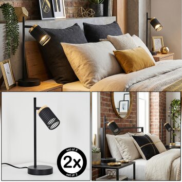 Fenik Lampe à poser Noir, 1 lumière