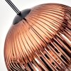 Ripoll Suspension, Boule lumineuse, Suspension Clair, Cuivré, 1 lumière