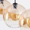Koyoto Suspension, Boule lumineuse, Suspension Ambre, Clair, 3 lumières