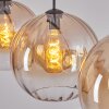 Koyoto Suspension, Boule lumineuse, Suspension Ambre, Clair, 3 lumières
