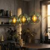 Koyoto Suspension, Boule lumineuse, Suspension Vert, 3 lumières