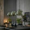 Koyoto Suspension, Boule lumineuse, Suspension Vert, 3 lumières