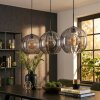 Koyoto Suspension, Boule lumineuse, Suspension Fumé, 3 lumières