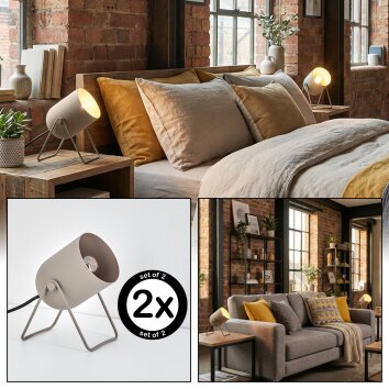 Horen Lampe à poser Sable, 1 lumière