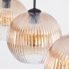Koyoto Suspension, Boule lumineuse, Suspension Ambre, Clair, 3 lumières