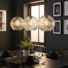 Koyoto Suspension, Boule lumineuse, Suspension Clair, 3 lumières
