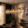 Koyoto Suspension, Boule lumineuse, Suspension Ambre, Clair, 3 lumières