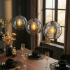 Koyoto Suspension, Boule lumineuse, Suspension Bleu, 3 lumières