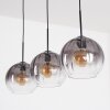 Koyoto Suspension, Boule lumineuse, Suspension Clair, Fumé, 3 lumières