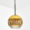 Ripoll Suspension, Boule lumineuse, Suspension Or, Clair, 1 lumière