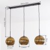 Koyoto Suspension, Boule lumineuse, Suspension Or, 3 lumières