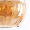 Koyoto Suspension, Boule lumineuse, Suspension Ambre, 3 lumières