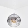 Ripoll Suspension, Boule lumineuse, Suspension Clair, Fumé, 1 lumière
