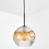 Ripoll Suspension, Boule lumineuse, Suspension Ambre, Clair, 1 lumière