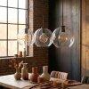 Koyoto Suspension, Boule lumineuse, Suspension Clair, 3 lumières